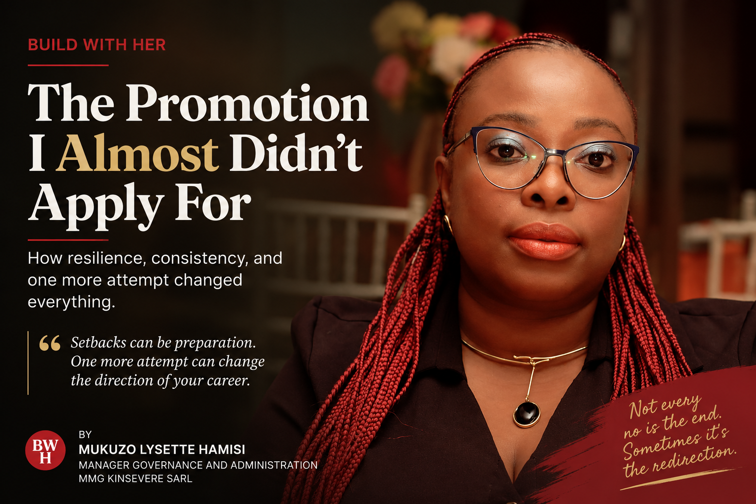 The Promotion I Almost Didn't Apply For