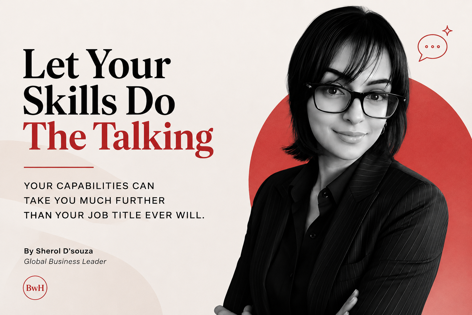 Let Your Skills Do The Talking