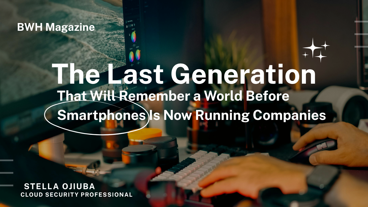 The Last Generation That Will Remember a World Before Smartphones Is Now Running Companies