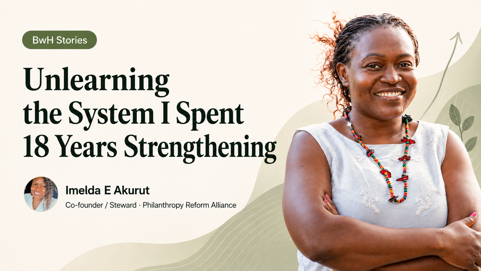 Unlearning the System I Spent 18 Years Strengthening